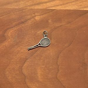 Sterling Silver Tennis Racquet Charm